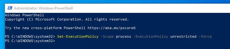 PowerShell Instructions