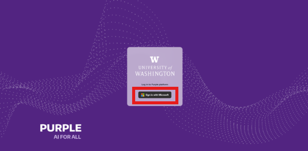 Purple Login Screen