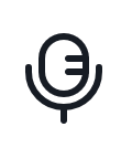 visual icon for speech to text