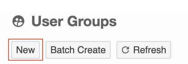 Screenshot of Panopto User Groups widget.